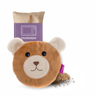 Habibi Plush Premium MIDI Deluxe Wärmekissen Bärenkissen herausnehmbares Körner