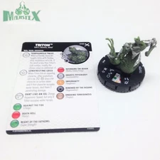 Heroclix Earth X set Triton #048 Rare figure w/card!