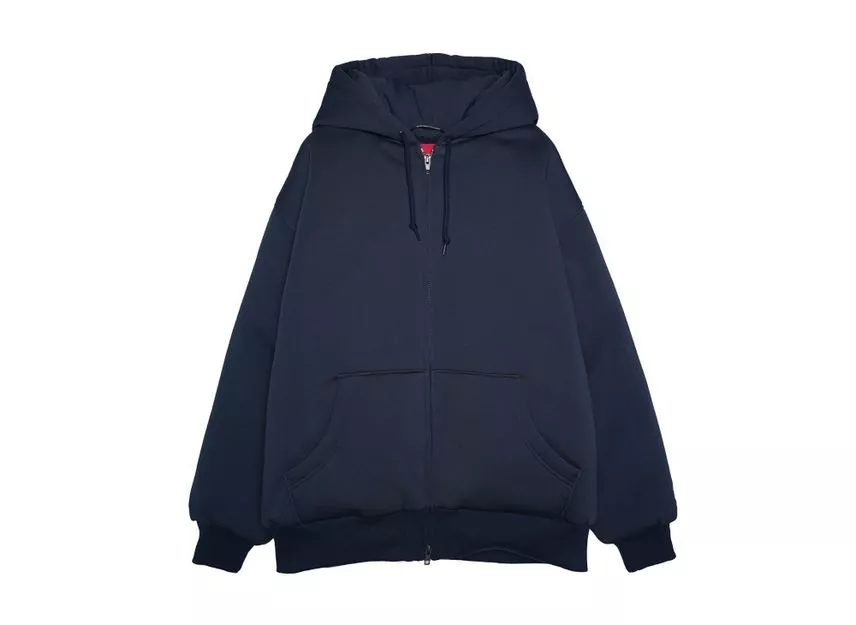 Sweat à capuche zippé rembourré Supreme The North Face Down bleu marine NY52400I