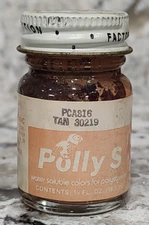 FLOQUIL POLLY S - MODEL & HOBBY PAINT for POLYSTYRENE 5/8 oz - PCA816 TAN