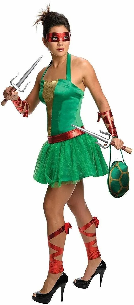 Sexy Womens Teenage Mutant Ninja Turtles Raphael Costume