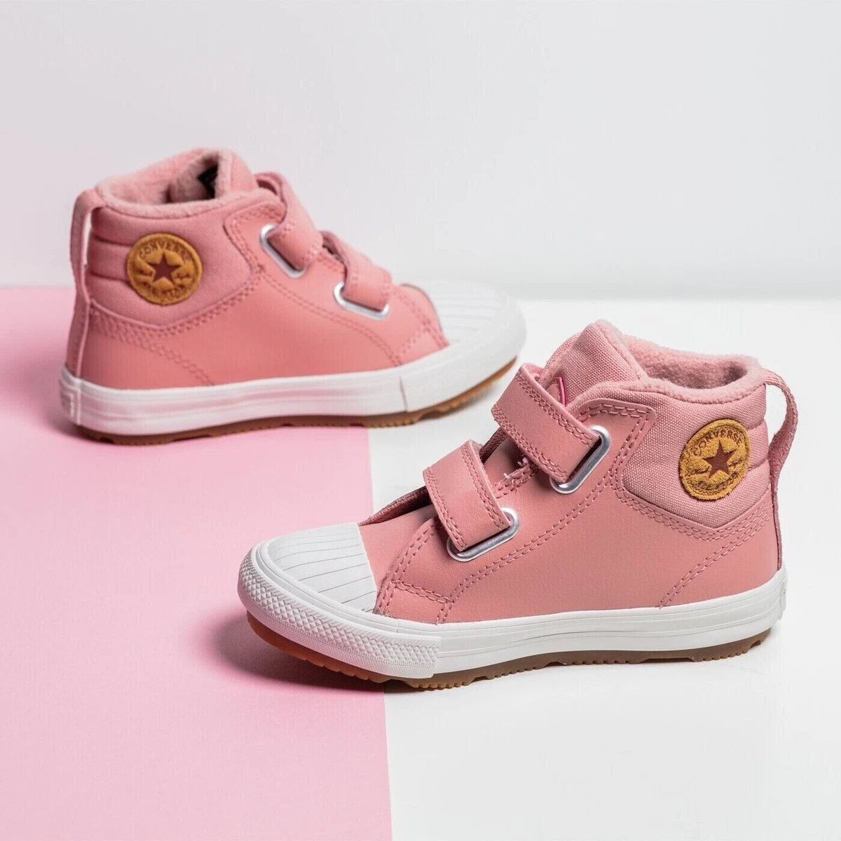 Infant Chuck Taylor Berkshire Boot Hi 771526C Pink/Putty 8c | eBay