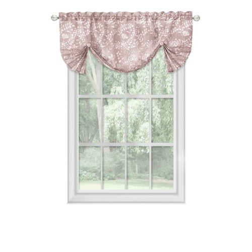 Charlotte Pastel Floral Semi Sheer Window Curtains - Assorted Colors & Sizes - 第 27/36 張圖片