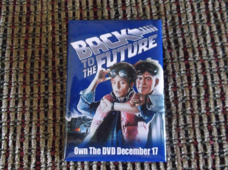 BACK TO THE FUTURE MOVIE PIN MICHAEL J. FOX , CHRISTOPHER LLOYD date Dec 17 2002