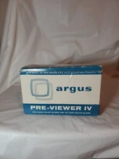  ARGUS Pre-Viewer IV No.678 for 35mm & 127 Size Slides w/Instructions