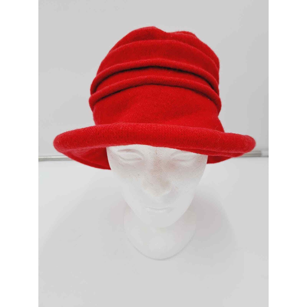Vtg Scala Collezione Pleated Cloche Tula Boiled Wool (Women\'s) Scala Collezione Women main image 2