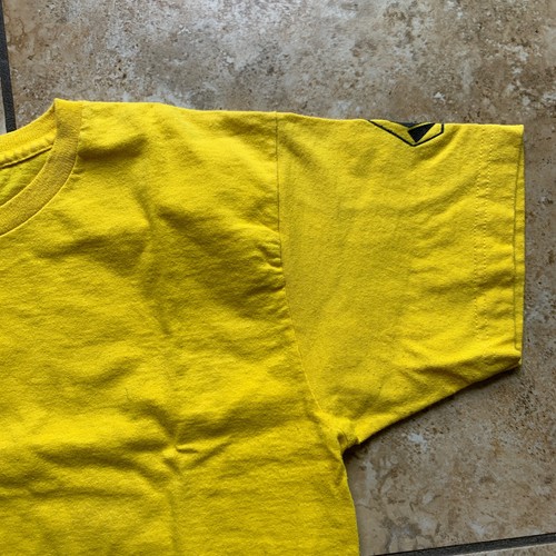 VINTAGE Y2K Volcom Yellow Graphic T Shirt Surf Sport Gym Active Size Medium - Picture 4 of 10