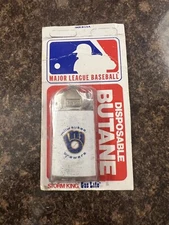 Vintage Milwaukee Brewers Storm King Gas Lite Lighter Disposable Butane Baseball