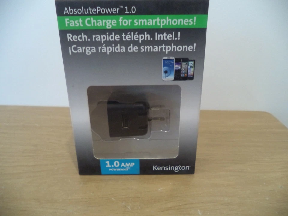 Kensington Absolute Power 1.0 Amp Fast Charge for SMARTPHONES Wall Charger - Image 2 of 3