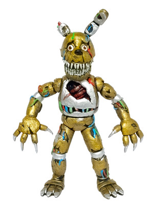 VERY RARE TOY MEXICAN FIGURE FIVE NIGHTS AT FREDDY'S TWISTED SPRINGTRAP