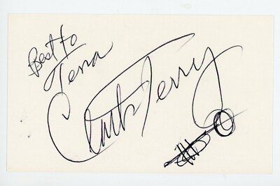 Famed Jazz & Blues Singer Clark Terry & his autograph | eBay