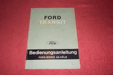 Ford Transit '65 MK II 11/1966 Owners Manual Owners Manual