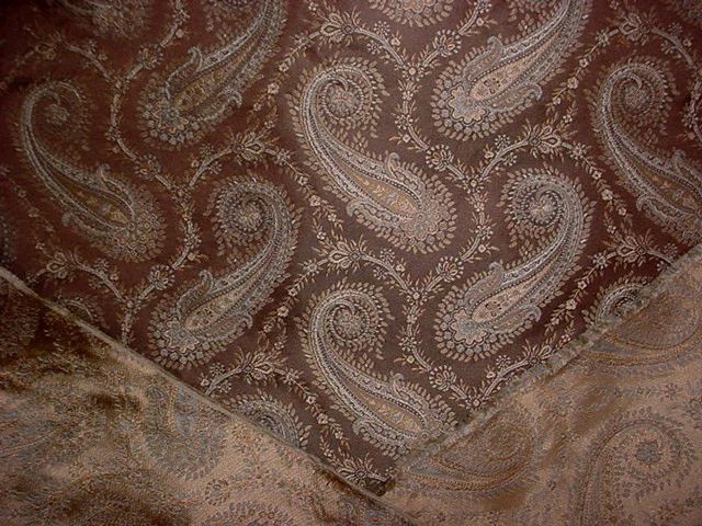 4-5/8Y Kravet Couture 28915 Well Lived Life Silk Paisley Upholstery Fabric - Image 4 of 4