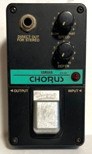 Yamaha CH-01 Chorus Guitar Effects Pedal Rare 80s Made In Japan Good Condition