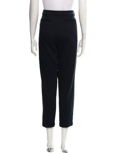 Dress Pant Green Black Micro Print Ponte Knit Stretch Pocket Sz 12 Rachel Zoe - Picture 3 of 3