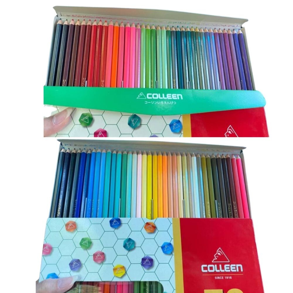 Colleen Colored Pencils Wood 72 Colors Art Gift Painting Drawing