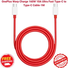 OnePlus Warp Charge 160W 10A Ultra Fast Type-C to type-c Cable D307 - 1Meter-New