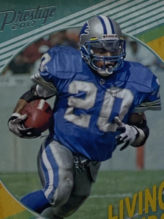 Barry Sanders PSA 8 - 2017 Panini Prestige Living Legends - Lions, Oklahoma St. - Image 4 of 4