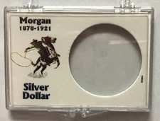MORGAN SILVER DOLLAR - 2x3 SNAP LOCK COIN HOLDER - 3 PACK