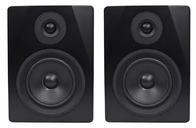Rockville APM5B 5.25" 2-Way 250W Active/Powered USB Studio Monitor Speakers Pair