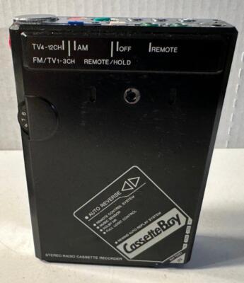 AIWA HS-J8 Auto Reverse Stereo TV/FM/AM Cassette Recorder AS IS