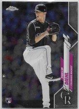 2020 Topps Chrome Update #U-29 Phillip Diehl RC Colorado Rockies