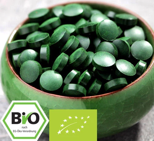 Spirulina Spirulina Platensis O Arthrospira Platensis Tallo Alga Naturalma 150 G 300 Compresse Da 500 Mg Integratore Alimentare Naturale E Vegano - Foto 10