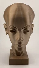 EGYPTIAN SCULPTURE AMARNA PRINCESS 8.6 INCH/225 MM, MUSEUM REPRODUCTION