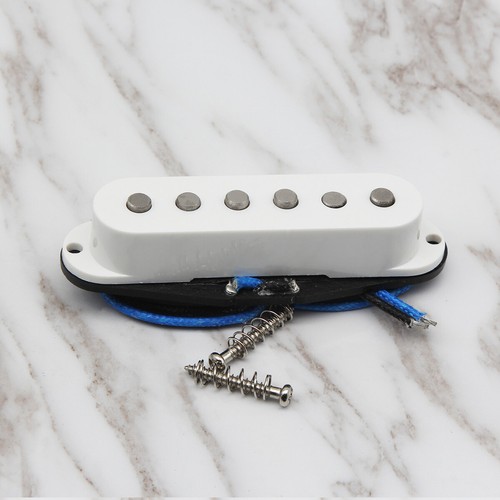 Juego de pastillas para guitarra FLEOR Alnico 5 ST HSH bobina única blanca y Humbucker para ST - Imagen 8 de 9