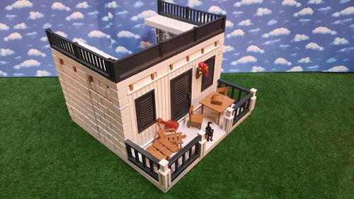 Playmobil DIY Landhaus Granit Umbau Custom Landleben Safari Haus Puppenhaus - Bild 7 von 12