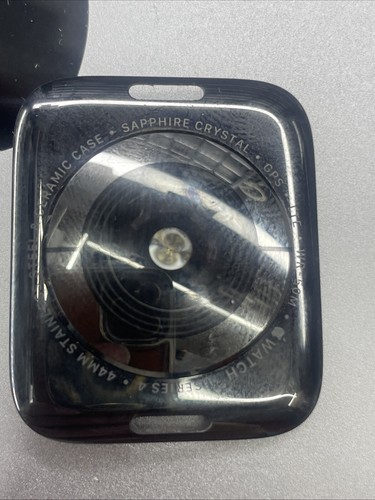 Apple Watch Series SE 44mm LTE Coque Arrière Capteur Fréquence Cardiaque OEM Saphire Wbatt - Photo 3 sur 6