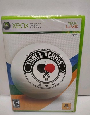 Rockstar Games Table Tennis (Microsoft Xbox 360) BRAND NEW, FACTORY SEALED!