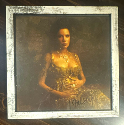 Halsey signed vinyl insert (If I can t have love I want power) w/ frame
