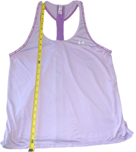 Under Armour Women’s Tank Top HeatGear Loose Fit Racerback Medium Workout - Picture 7 of 11