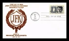 Dr Jim Stamps John F Kennedy Memorial Stamp First Day Cover Thermographed Cachet