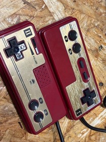 Famicom Controller & Console Set with RF Switch & AC Adapter, Tested, Clean