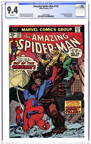 Amazing Spider-Man #139 CGC 9.4 1974 4582155002