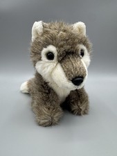 Russ Berrie Wolf Cub Husky Puppy Dog Dakota Plush 7  Stuffed Animal