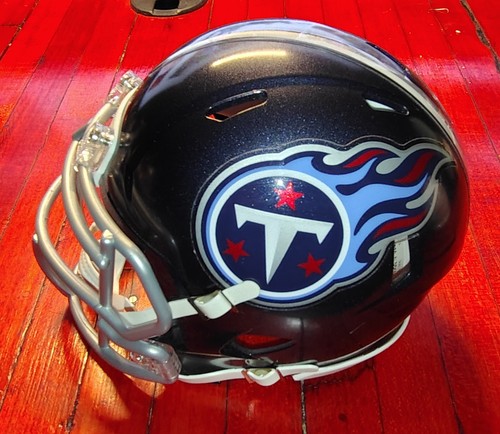 Mini Casque Tennessee Titans Salute To Service 2024 - Riddell Speed, Occasion, Décoration NFL