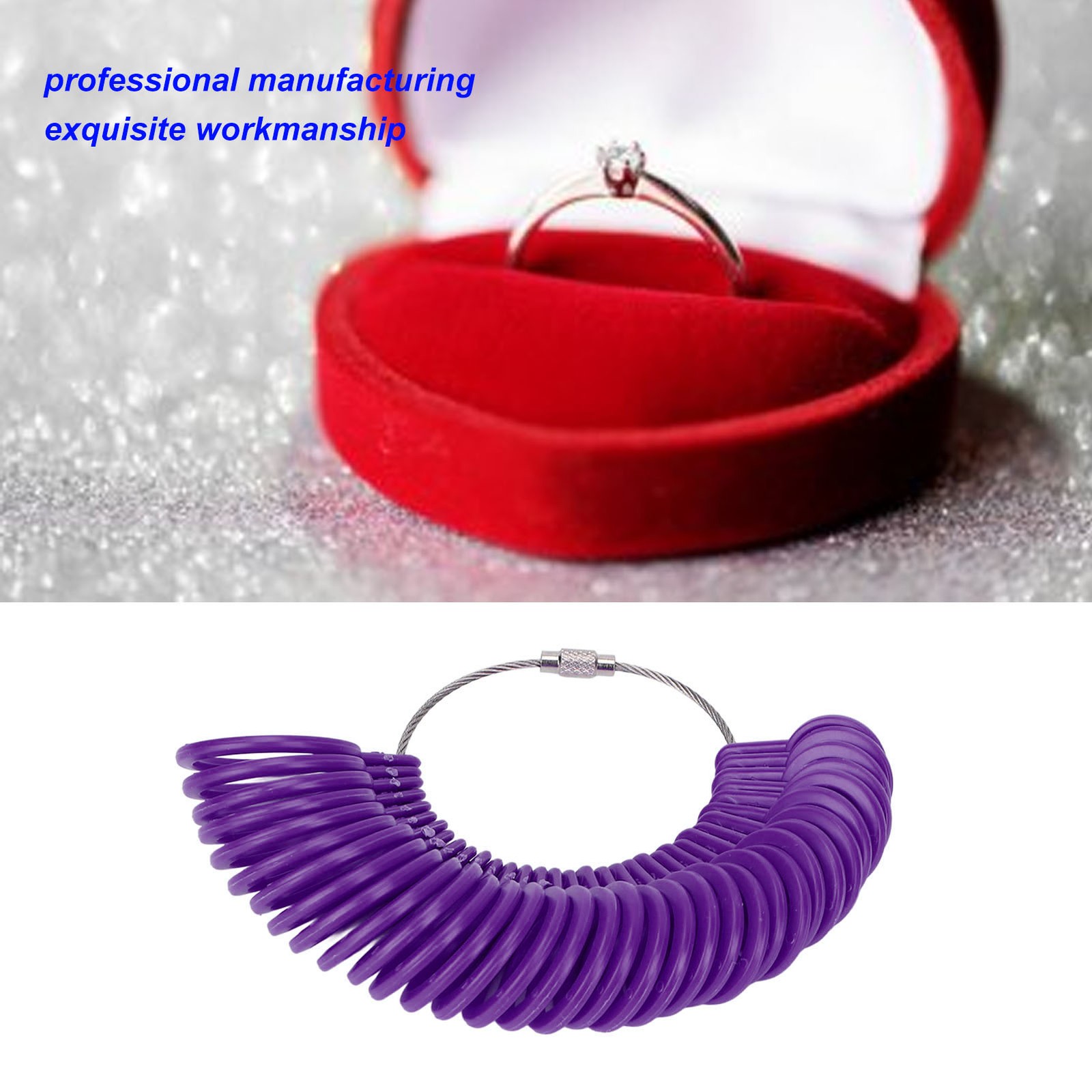 Ring Sizer Measuring Tool Finger Size Gauge Jewelry Sizing Tools For Jewelry