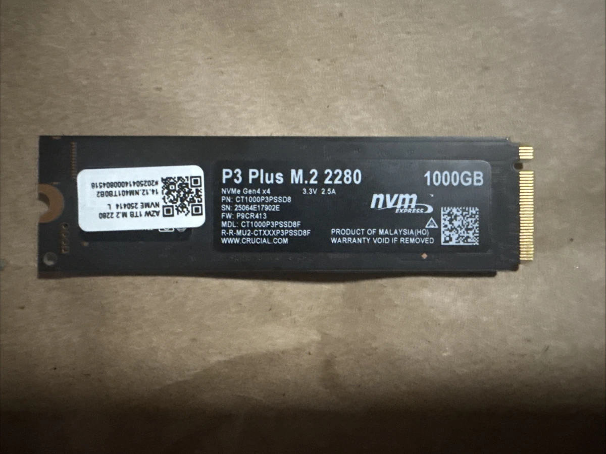 Crucial M.2 Interface 1 TB Solid State Drives for sale | eBay