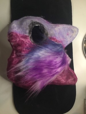 emo + scene cat mask