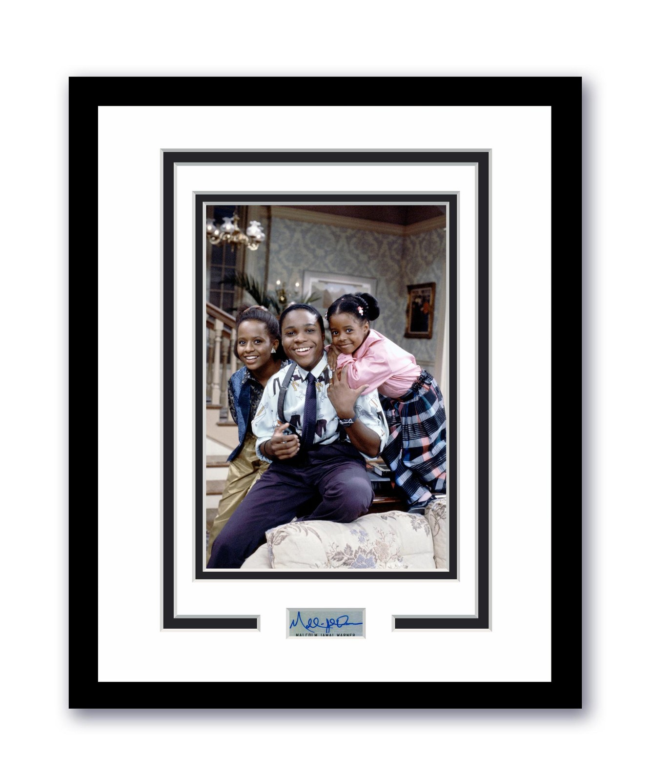 Cosby Show Malcolm-Jamal Warner Autographed Signed 11x14 Framed Photo ACOA