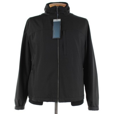 Cardinal of Canada NWT Polyester Hooded Bomber Jacket Size Medium US In Black