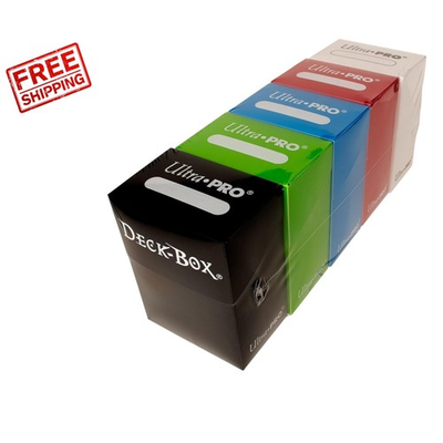 #ad Compact Deck Box Storage Solution for Trading Cards Includes 100 Sleeves $23.64