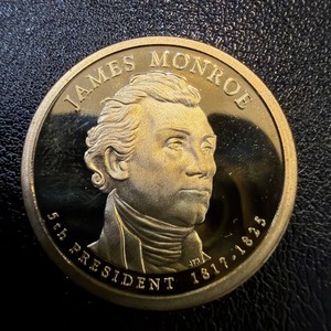 2008 s JAMES MONROE PresidentiaL*PROOF* $1 Dollar Coin   F7621