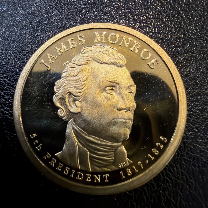 2008 s JAMES MONROE PresidentiaL*PROOF* $1 Dollar Coin   F7621