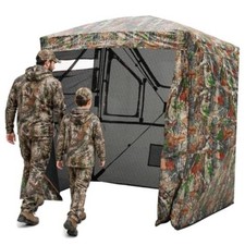 270 Degree Hunting Blind - Ground Blind with Full-Open Door - 2-3 Person