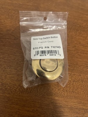 InSinkErator STC-FG 73274 French Gold Push Button For Top Sink Switch