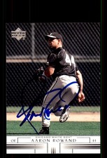 Signed Baseball Card Auto Aaron Rowand 2002 Upper Deck #221 Chicago White Sox